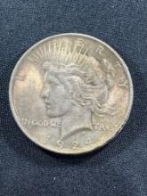 1924 Silver Peace Dollar Coin