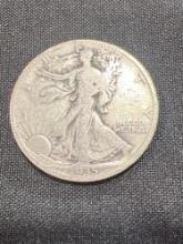 1935 Walking Liberty Half Dollar Coin