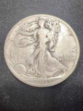1935 S Walking Liberty Half Dollar Coin