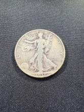 1937 Walking Liberty Half Dollar Coin