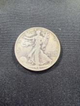 1941 D Walking Liberty Half Dollar Coin
