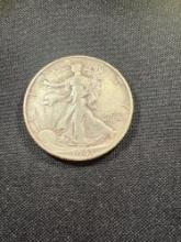 1941 D Walking Liberty Half Dollar Coin