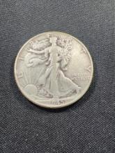 1945 Walking Liberty Half Dollar Coin