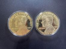 (2) The Legacy of John F. Kennedy Coins
