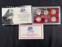 2004 U.S. Mint 50 State Quarters Silver Proof Set