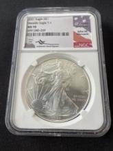 2021 American Silver Eagle Coin Graded MS 70