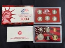 2004 United States Mint Silver Proof Set
