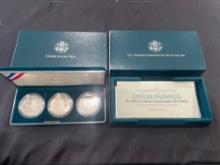 1994 US Veterans Commemorative Silver Dollar Set