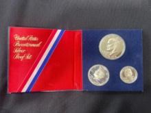 US Bicentennial Silver Proof Set