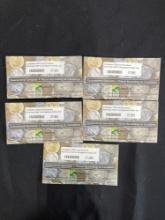 (5) 2003 Uncirculated Kennedy Half and Sacagawea Dollar Sets