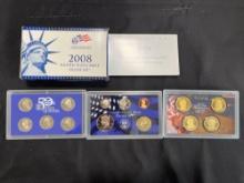 2008 U.S. Mint Proof Set with Presidential Dollar Coin Proof Set