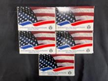 (5) 2010 U.S. Mint America the Beautiful Quarters Sets