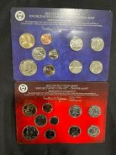 (2) 2023 P and D U.S. Mint Uncirculated Coin Sets