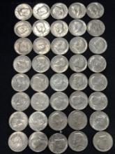 (40) Various Kennedy Half Dollars
