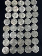 (40) Various Kennedy Half Dollars