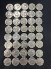 (40) 1776-1976 Bicentennial Kennedy Half Dollars