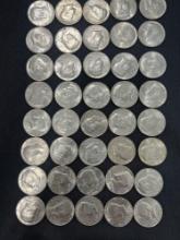 (40) 1776-1976 Bicentennial Kennedy Half Dollars