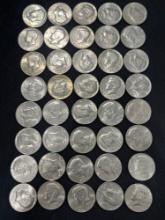 (40) 1776-1976 Bicentennial Kennedy Half Dollars
