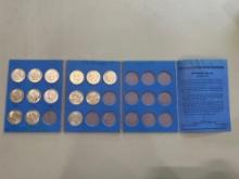 Eisenhower Dollar Collection Book, Not Complete