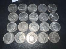 (20) 1974 Kennedy Half Dollars