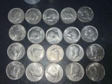 (20) 1974 Kennedy Half Dollars