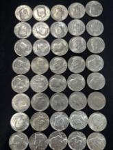 (40) Various Kennedy Half Dollars