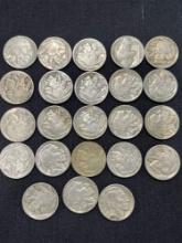 (23) Buffalo Nickels