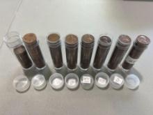 (8) Tubes of Assorted Pennies
