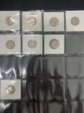 (8) Various Jefferson Nickels