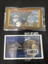 Last Three Buffalo Nickels Set, 2020 West Point Special Edition Proof Nickel