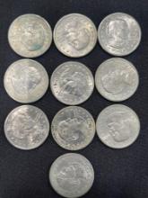 (10) Susan B. Anthony Dollar Coins