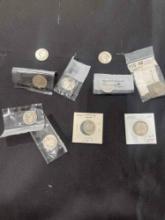 Various Silver Quarters