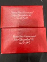 (2) 1776-1976 U.S. Bicentennial Silver Proof Uncirculated Sets