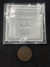 1824 Large Cent Coin