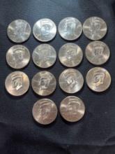 (14) 2011 P Kennedy Half Dollars