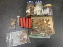 Large Lot of Assorted Wheat Pennies