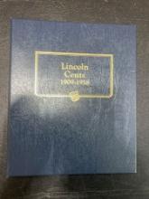 Lincoln Cents 1909-1958 Collection Book, Not Complete