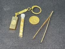 Gold Leaf and Gold Luster Items