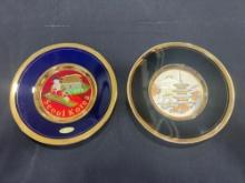 (2) Oriental Collector Plates