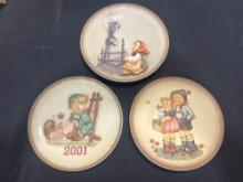 (3) Goebel Hummel Collector Plates