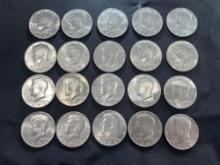 (20) 1974 Kennedy Half Dollars
