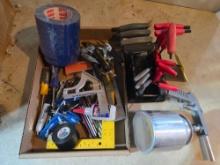 Hand tools, allen keys, sprayer