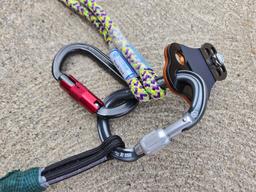 ISC ropenwrench, rope, carabiners