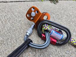 ISC ropenwrench, rope, carabiners