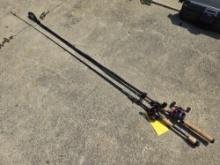 Quantum reel with berkley 6ft bait casting rod, Bass pro reel with St. Croix 6ft6in medium rod