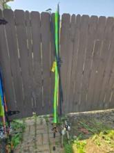 (3) Bait casting rods and reels