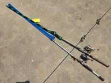 13 Fishing reel with Abu veritas rod, Quantum reel with St croix rod