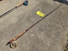 L.L. Bean Quest II 9ft 6wt 2pc fly rod with L.L. Bean double L reel