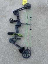 Barnett Vortex Youth Compound with Whisker Biscuit, 4pin Trophy Ridge Sight, Stabilizer Bar with