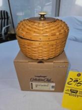 NIB 2006 Longaberger Collector's Club Lightship Basket Set